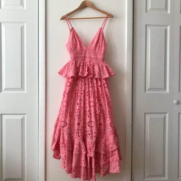 Rococo Sand Moss Tiered Fit & Flare Maxi Dress - Picture 4 of 10